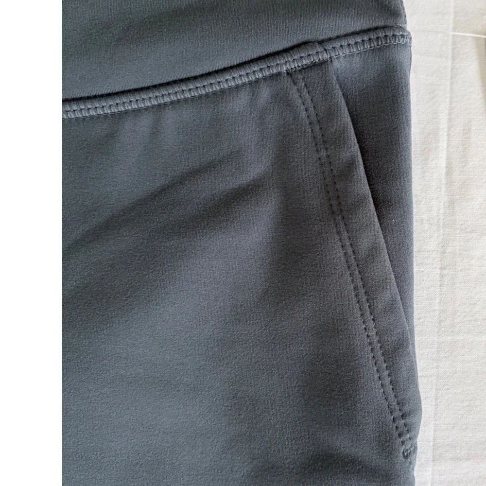 Mondetta High Rise Straight Leg Pants‎ Gray Recycled Polyester Spandex Medium